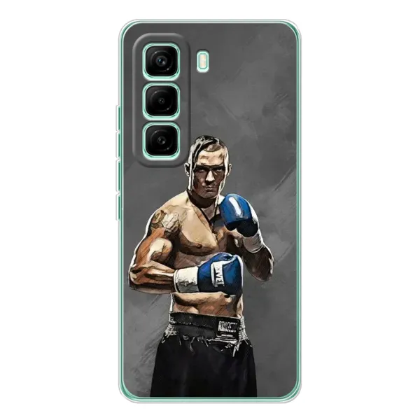 Чохол з принтом «Олександр Усик» для Infinix Hot 60 Pro