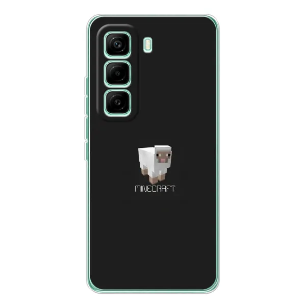 Чохол з принтом «Овечка Майнкрафт» для Infinix Hot 60 Pro
