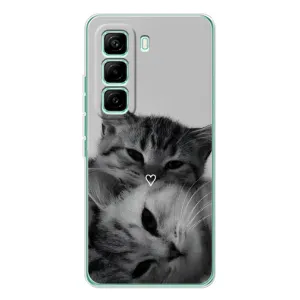 Чохол з малюнком кіт на Infinix Hot 60 Pro (Пара котів)