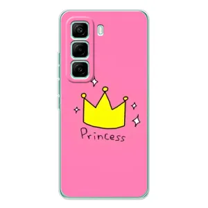 Чохол з картинкою (Стильні) Хот 60 Про - (AlphaPrint) (Princess)