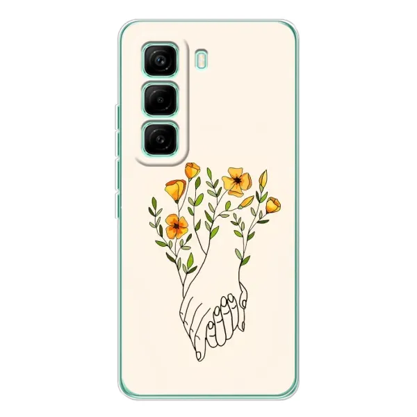 Чохол з принтом «Руки любві» для Infinix Hot 60 Pro Чохол з принтом «Руки любві» для Infinix Hot 60 Pro