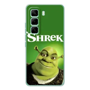 Чохол з мультфільмом Шрек на Infinix Hot 60 Pro (Усміхнений Шрек)