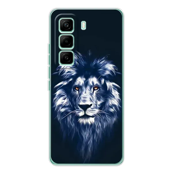 Чехол с принтом «Синий Лев» для Infinix Hot 60 Pro Чехол с принтом «Синий Лев» для Infinix Hot 60 Pro