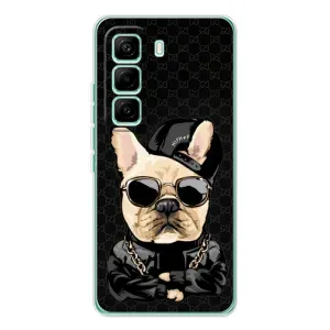 Чохли з крутими принтами для Infinix Hot 60 Pro - (PREMIUMPrint) (Стильна собака)