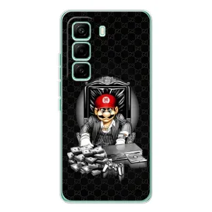 Чохли з крутими принтами для Infinix Hot 60 Pro - (PREMIUMPrint) (Супер Маріо)