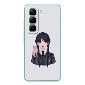 Чохли Венсдей на Infinix Hot 60 Pro Уенсдей (AlphaPrint) (Венздей і Річ)