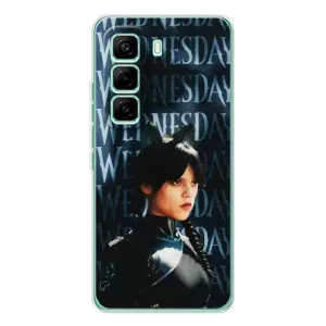Чохли Венсдей на Infinix Hot 60 Pro Уенсдей (AlphaPrint) (Венздей кішка)