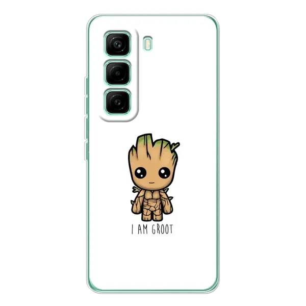 Чохол з принтом «Я є Грут» для Infinix Hot 60 Pro Чохол з принтом «Я є Грут» для Infinix Hot 60 Pro
