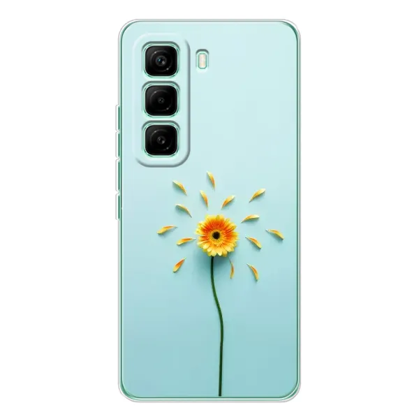 Чохол з принтом «Жовта квітка» для Infinix Hot 60 Pro Чохол з принтом «Жовта квітка» для Infinix Hot 60 Pro
