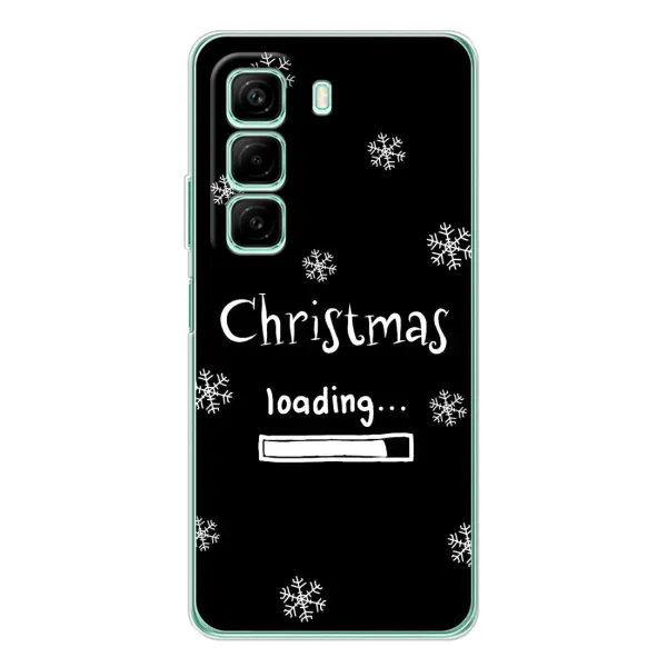 Чехол с принтом «Christmas loading» для Infinix Hot 60