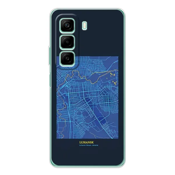 Чохол з принтом «Луганськ» для Infinix Hot 60