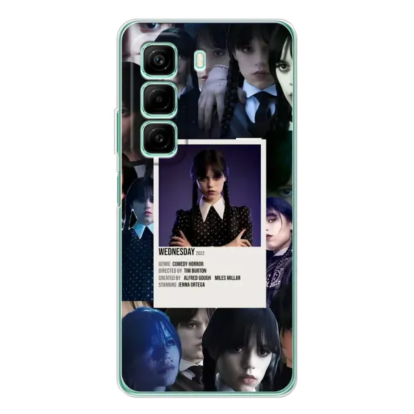 Чохол з принтом «колаж Венздей» для Infinix Hot 60 Чохол з принтом «колаж Венздей» для Infinix Hot 60