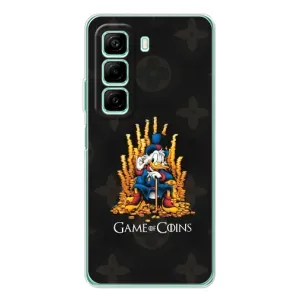 Чехли для Infinix Hot 60 - Скрудж МакДак Louis Vuitton (PREMIUMPrint) (Король грошей)