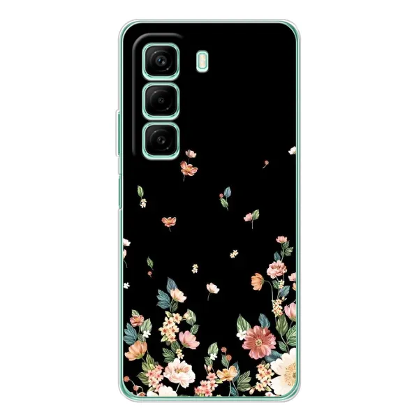 Чохол з принтом «Маленькі квіти» для Infinix Hot 60