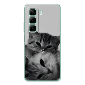 Чохол з малюнком кіт на Infinix Hot 60 (Пара котів)