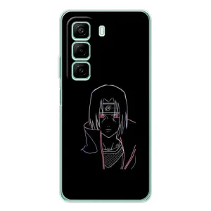 Чохли на тему: Ітачи Учіха для Infinix Hot 60 (AlphaPrint) (силует Ітачі)