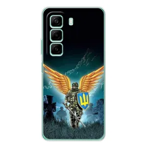 Чехлы с картинкой ЗСУ для Infinix Hot 60 (AlphaPrint) (Солдат ЗСУ)