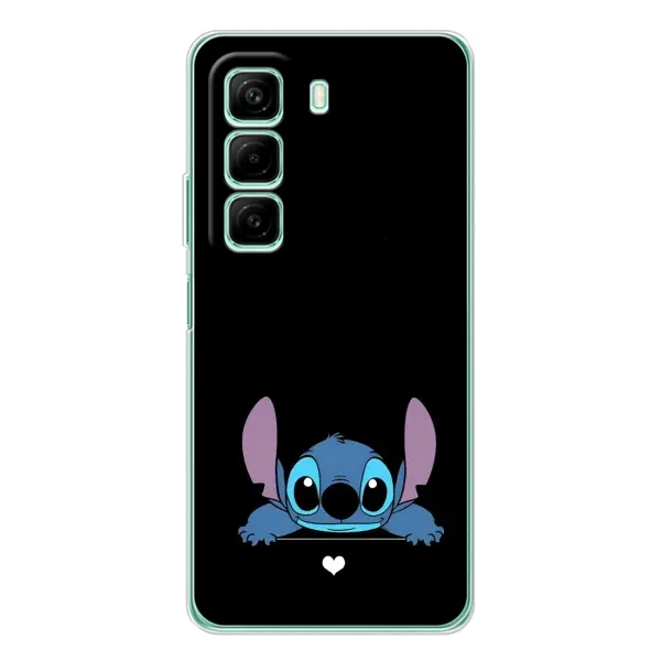 Чохол з принтом «Стіч на чорному» для Infinix Hot 60 Чохол з принтом «Стіч на чорному» для Infinix Hot 60