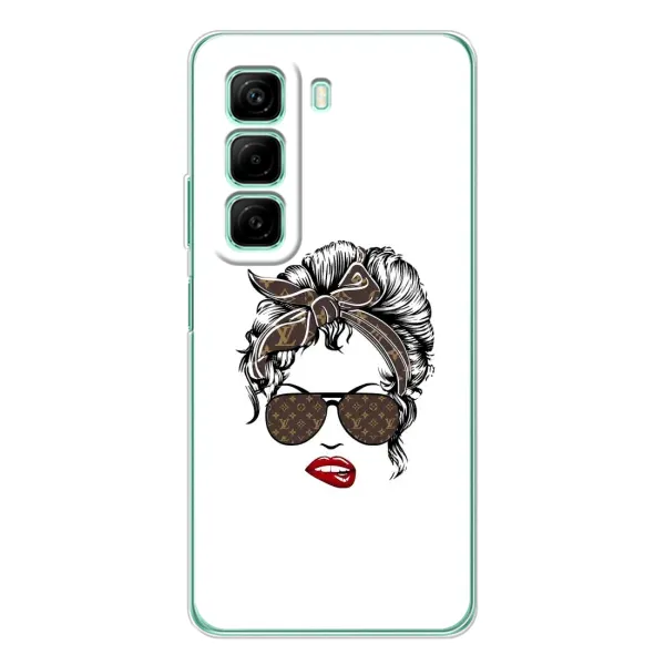 Чохол з принтом «стильна з луі вітон» для Infinix Hot 60