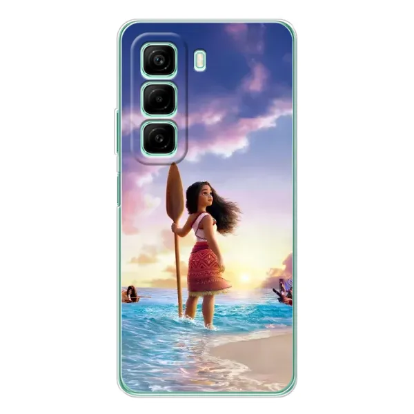 Чохол з принтом «Моана з веслом» для Infinix Hot 60 Чохол з принтом «Моана з веслом» для Infinix Hot 60