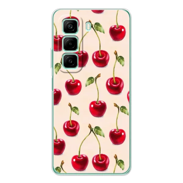 Чохол з принтом «Черешня» для Infinix Hot 60 Чохол з принтом «Черешня» для Infinix Hot 60