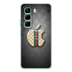 Чехол с принтом «Apple gucci» для Infinix Hot 60i