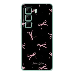 Чохол з принтом «Банти на чорному» для Infinix Hot 60i