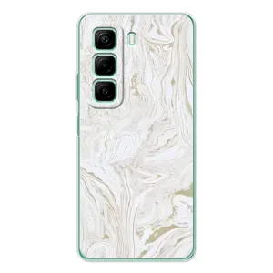 Чехол с принтом «Белый мрамор» для Infinix Hot 60i