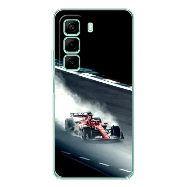 Чехол с принтом «Болид гоночный» для Infinix Hot 60i