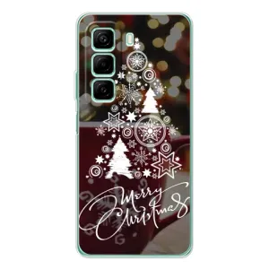 Різдвяні Чохли для Infinix Hot 60i (VPrint) (Ялинка яскрава)