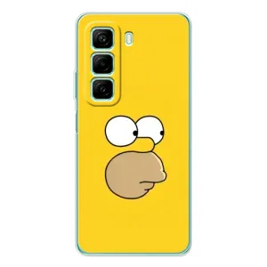 Чехол с Симпсонами для Infinix Hot 60i (VPrint) (Гомер)