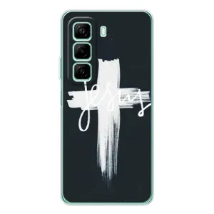 Чехол для Infinix Hot 60i (AlphaPrint) - (Христианские) (Иисус)