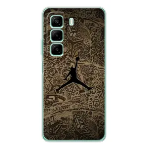 Чехлы для Infinix Hot 60i - с картинкой JORDAN (AlphaPrint)