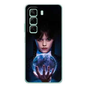 Чехол с дизайном Венздей 2 на Infinix Hot 60i (Магическая сфера Уэнздей)