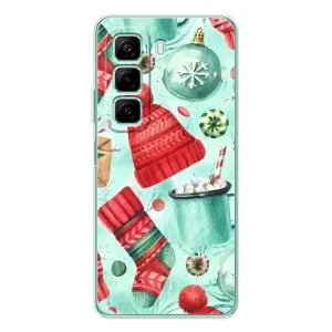 Чехол с принтом «Одежда НГ» для Infinix Hot 60i