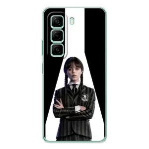 Чехлы Венсдей на Infinix Hot 60i Уэнсдей (AlphaPrint) (W-Wednesday)