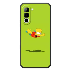 Чехол с Симпсонами для Infinix Hot 70 (VPrint) (Барт Симпсон)