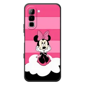 Эксклюзивный чехол для Infinix Hot 70 (AlphaPrint - Мультяшные) (Девочка Maus)