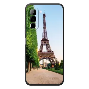 Чехол Эйфелева Башня для Infinix Hot 70 - (AlphaPrint) (Дорога в Париж)