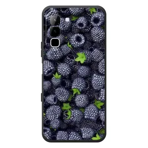 Чехлы с Фруктами для Infinix Hot 70 (VPrint) (Ежевика)
