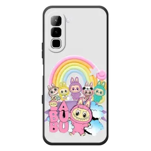 Чохол з Лабубу на Infinix Hot 70 (Фон Лабубу)