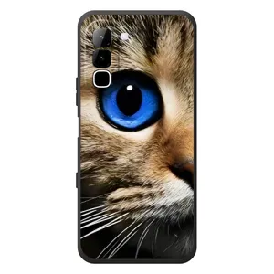 Чехлы с Котиками для Infinix Hot 70 (VPrint) (Глаз кота)