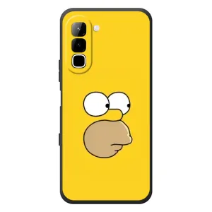 Чехол с Симпсонами для Infinix Hot 70 (VPrint) (Гомер)