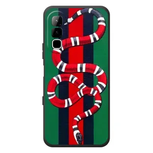 Чехлы ГУЧЧИ для Инфиникс Хот 70 (AlphaPrint) (Gucci змия)