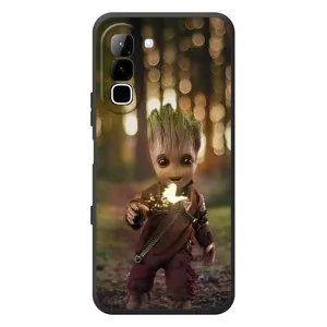 Чехол МАРВЕЛ для Инфиникс Хот 70 (AlphaPrint) (I am Groot)
