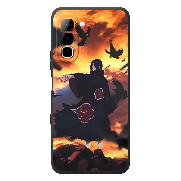 Чохол з принтом «Ітачі з воронами» для Infinix Hot 70 Чохол з принтом «Ітачі з воронами» для Infinix Hot 70
