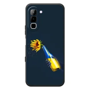 Чехол для Патриота Украины Infinix Hot 70 - (AlphaPrint) (Коктейль молотова)