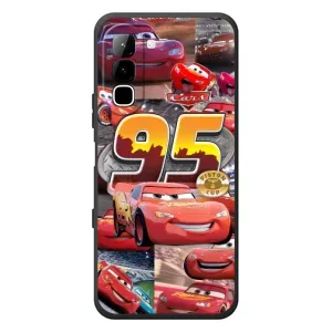 Силиконовый чехол Маквин для Infinix Hot 70 (Коллаж Молния Маквин)