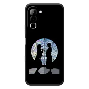 Чехлы Венсдей на Infinix Hot 70 Уэнсдей (AlphaPrint) (комната Уэнздей)
