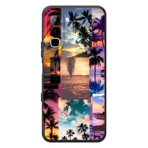 Силиконовый чехол с КАРТИНКАМИ лето для Infinix Hot 70 (AlphaPrint) (Летний отпуск)